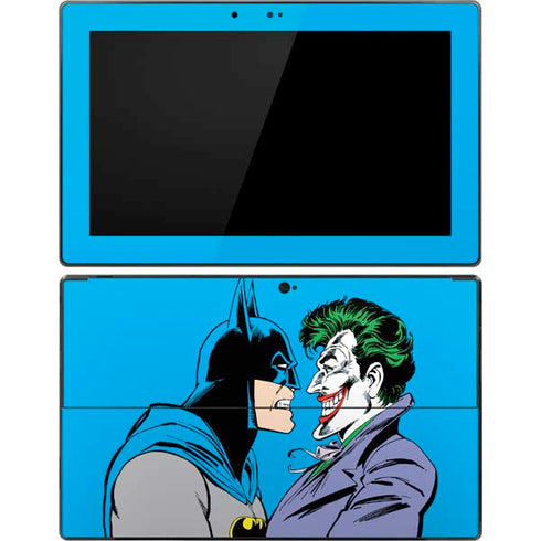 DC Comics The Joker vs Batman Vintage art Surface Pro Tablet Skin